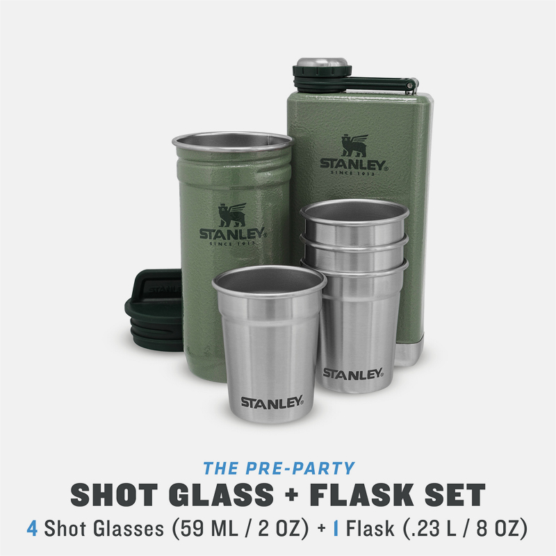 ADVENTURE PRE-PARTY SHOT GLASS + FLASK SET ערכת פלאסק וכוסות image number null